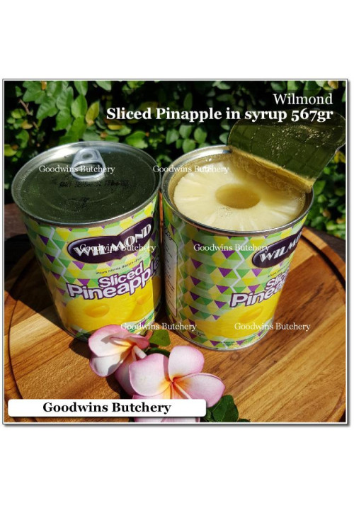 Fruit tin PINEAPPLE SLICED Wilmond 567g